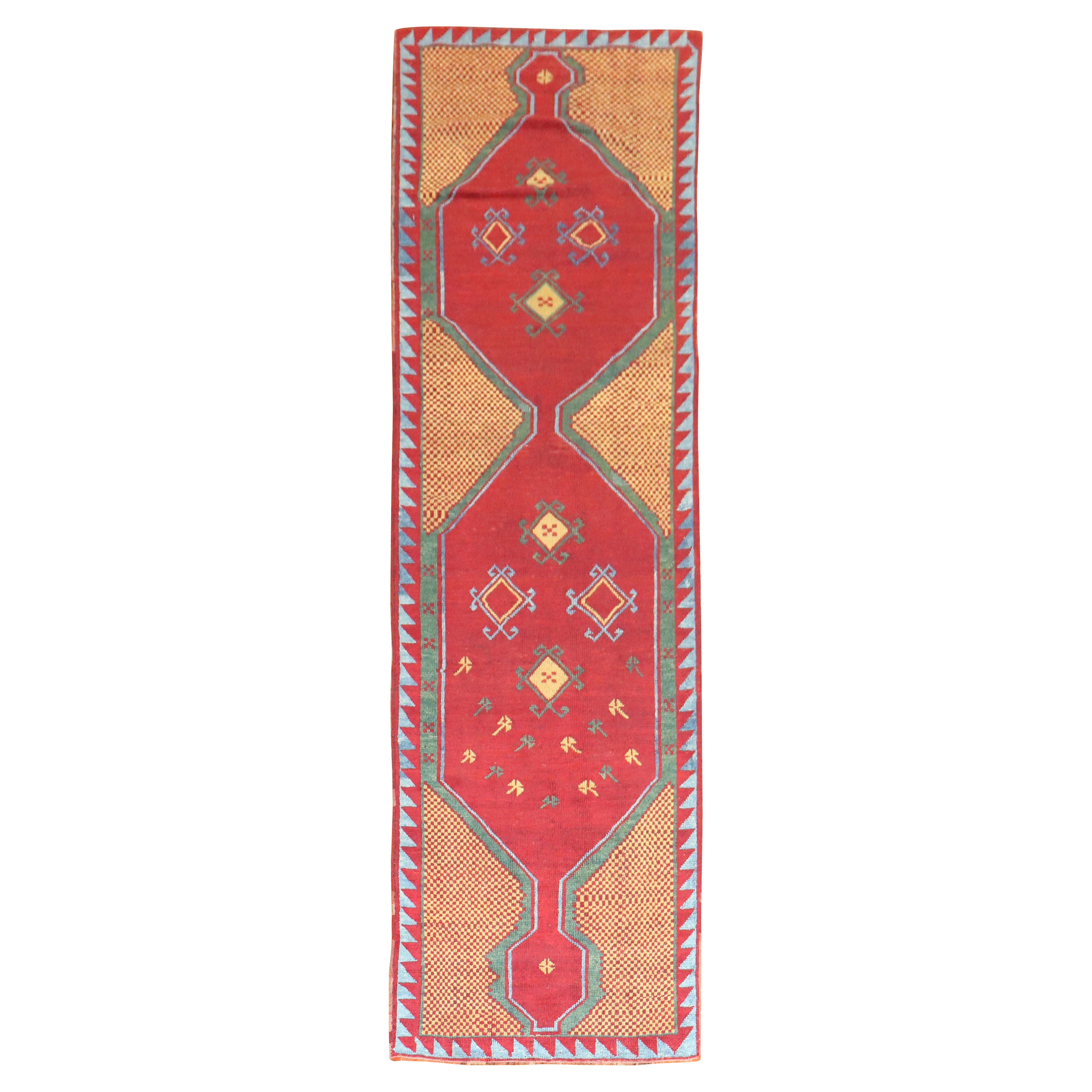 Tapis de couloir turc anatolien d'Anatolie