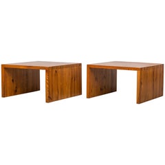 Ate Van Apeldoorn Pine Wood Side or Coffee Tables