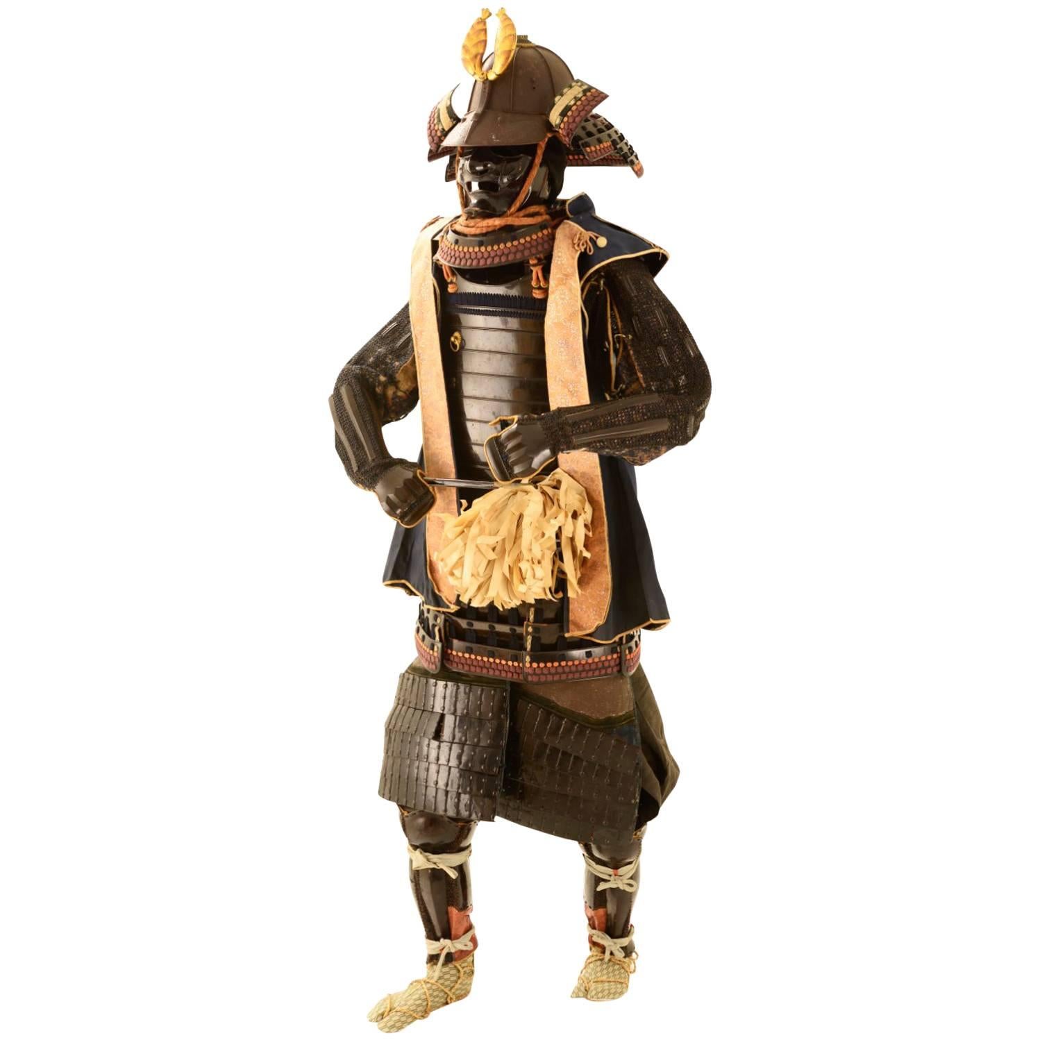Armor of a Nabeshima Clan Samurai by Myochin Munesuke For Sale