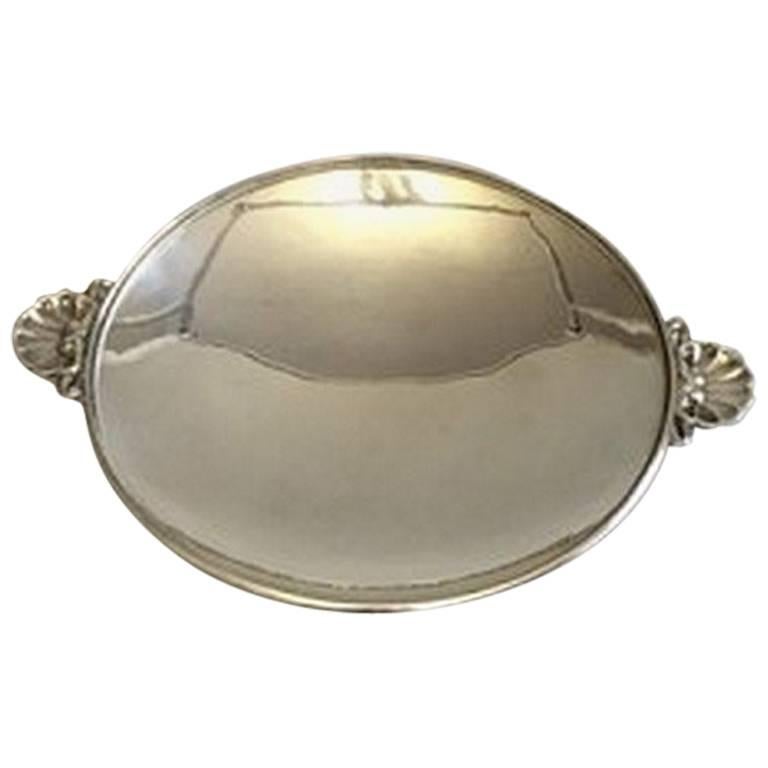 Georg Jensen Sterling Silver Bowl or Tray, #355E For Sale