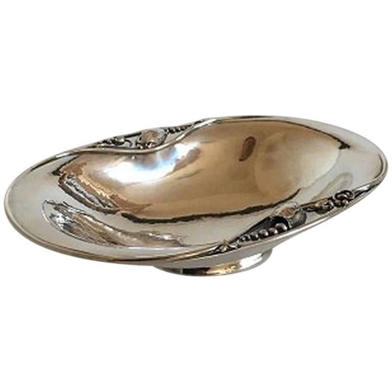 Jensen Sterling Silver Blossom Bowl No. 2A For Sale at 1stDibs