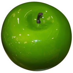 Midcentury green Fiberglass Danish Apples  Collection, 60s