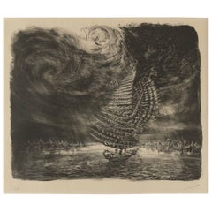 Original Lithograph by Clayette