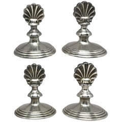 Austrian Hotel Silver Place Card Holders