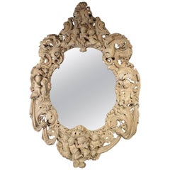 Monumental 19th Century Baroque Mirror from Italy