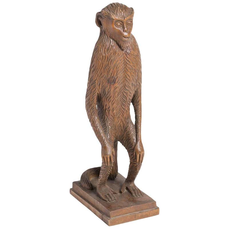 Ulises Jimenez Obregon Cubist Sculpture Monkey For Sale at 1stdibs