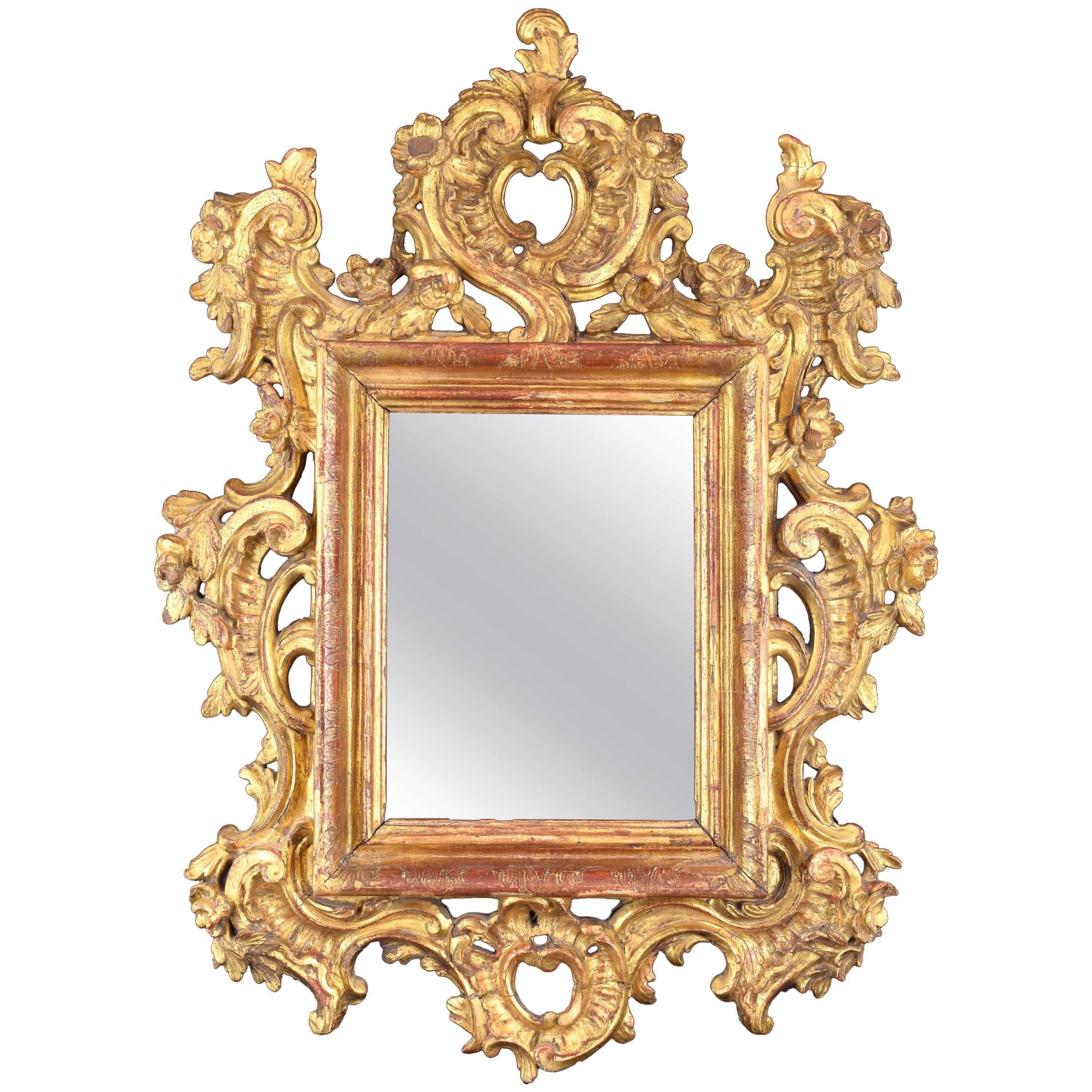Roccoco Carved Wood Frame, 18th Century