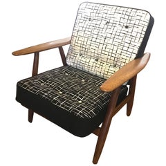 Retro Cigar Chair Model GE240 by Hans J Wegner for Gemata