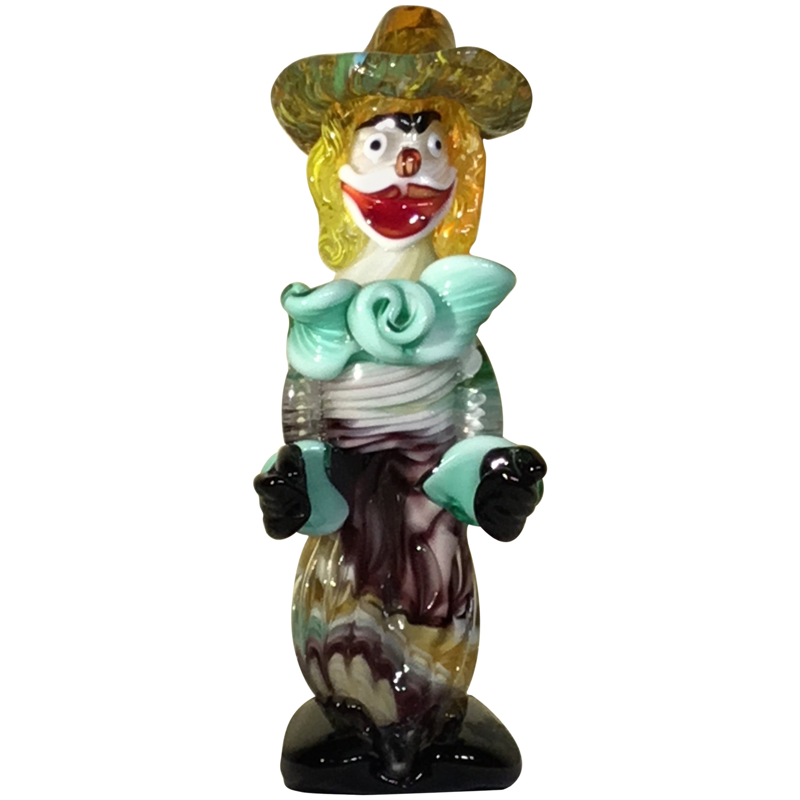 Murano Glass Clown Italy, 1950s For Sale at 1stDibs
