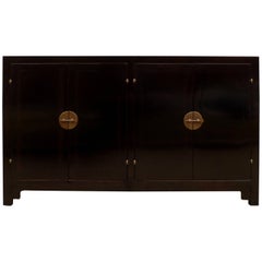 Fine Black Lacquer Sideboard