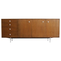 Early Walnut BCS Credenza or Server by George Nelson for Herman Miller