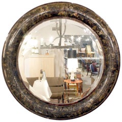 Espejo grande de Karl Springer "Bolection Molding Mirror" en Pennshell, 1975