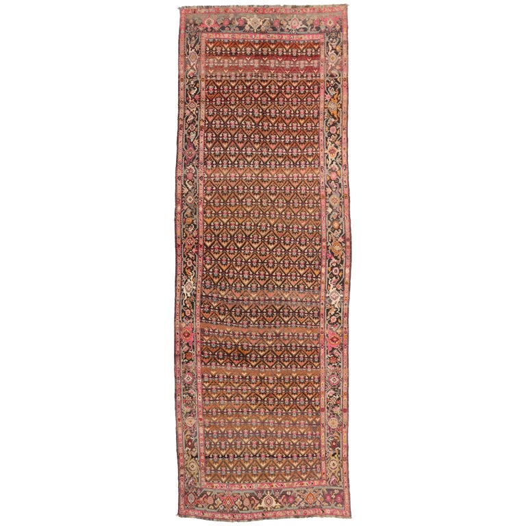 Vintage Persian Khotan Gallery Rug with Modern Style, Pink Persian