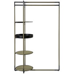Bak Valet Stand by Ferruccio Lavi in Leather and Steel in Various Colors