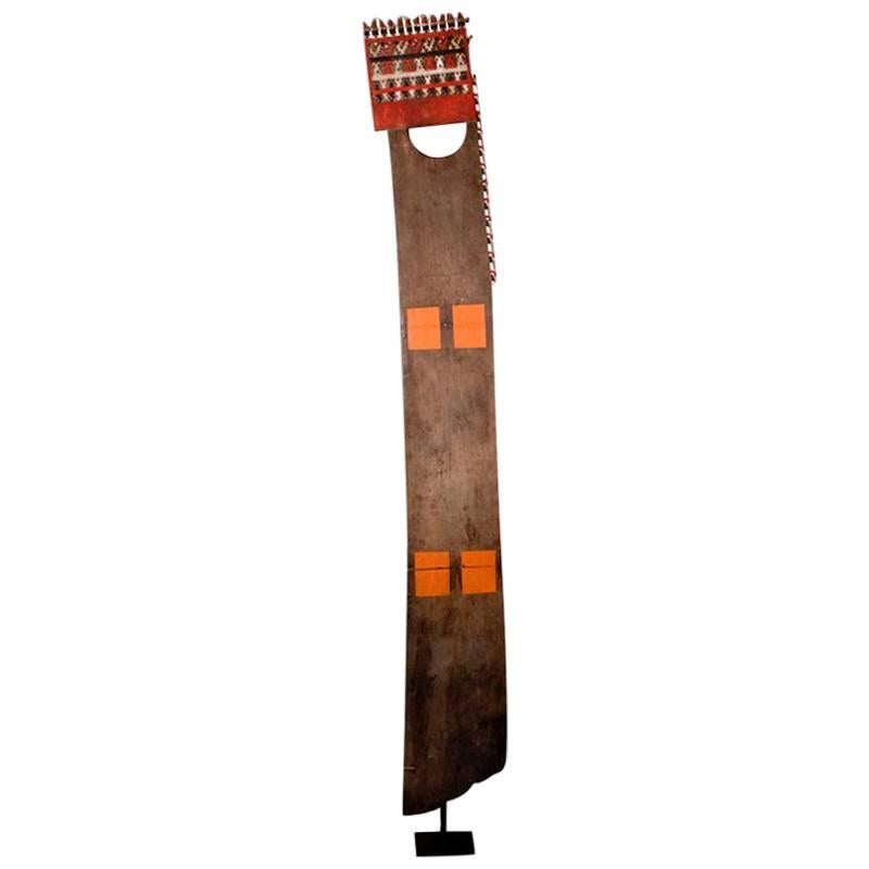 Tablero ceremonial de madera de la costa sur con diseños de celosía abierta, Ex-Sotheby's en venta