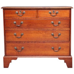 Vintage Mid-20th Century Cherry Wood Chest