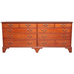 Vintage Large Mid-20th Century Cherry Wood Chest