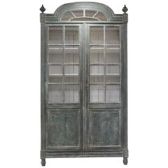 French Louis XVI Revival Painted Bookcase