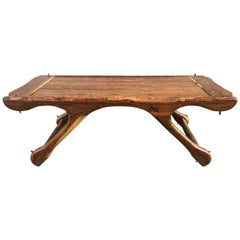 Don Shoemaker Coffee Table Made in Tropical Wood