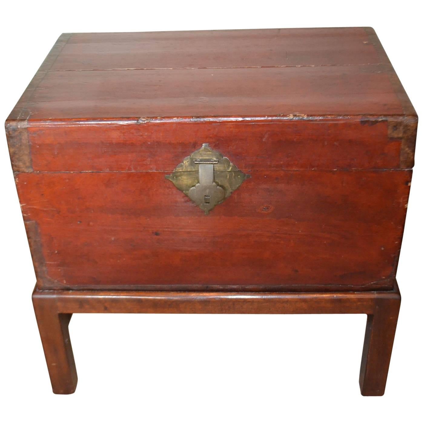19th Century, Chinese Chest on Stand