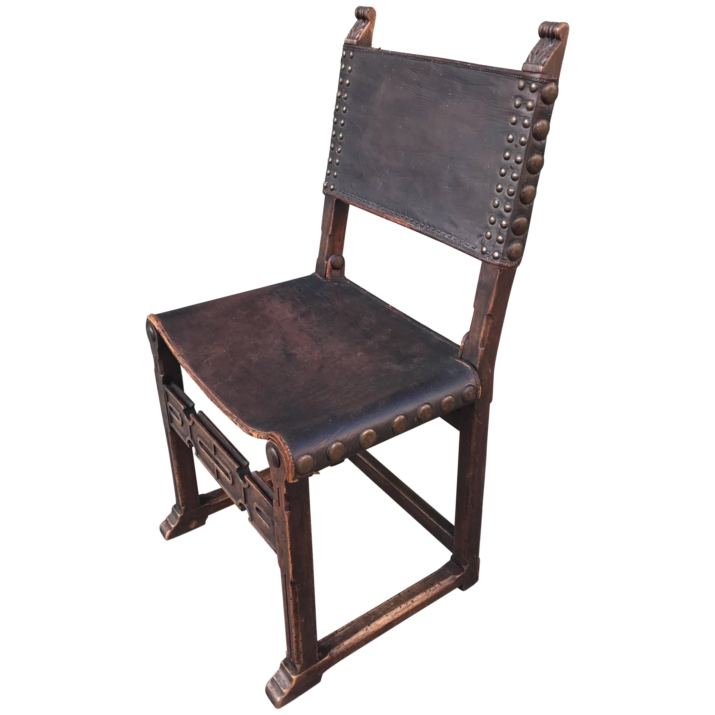 Spanish Revival Side Chair, 1920s