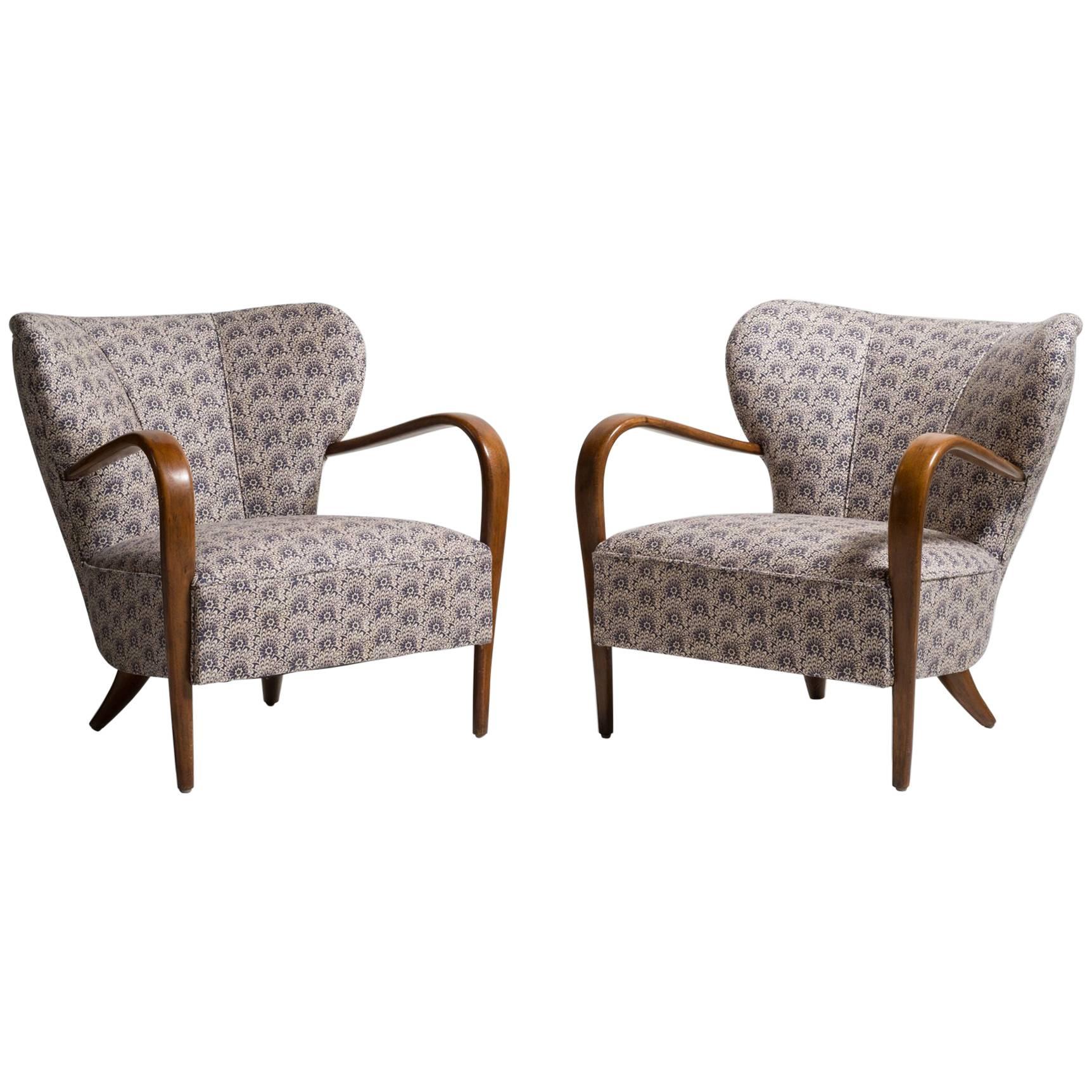 Pair of Deco Armchairs, circa 1930