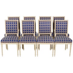 Set of Eight Louis XVI Style Chairs