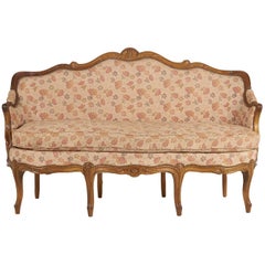 Louis XV Style Walnut Sofa or Settee 