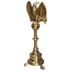Antique Gothic Revival Brass Eagle Lectern Attributed to Hart & Son, London