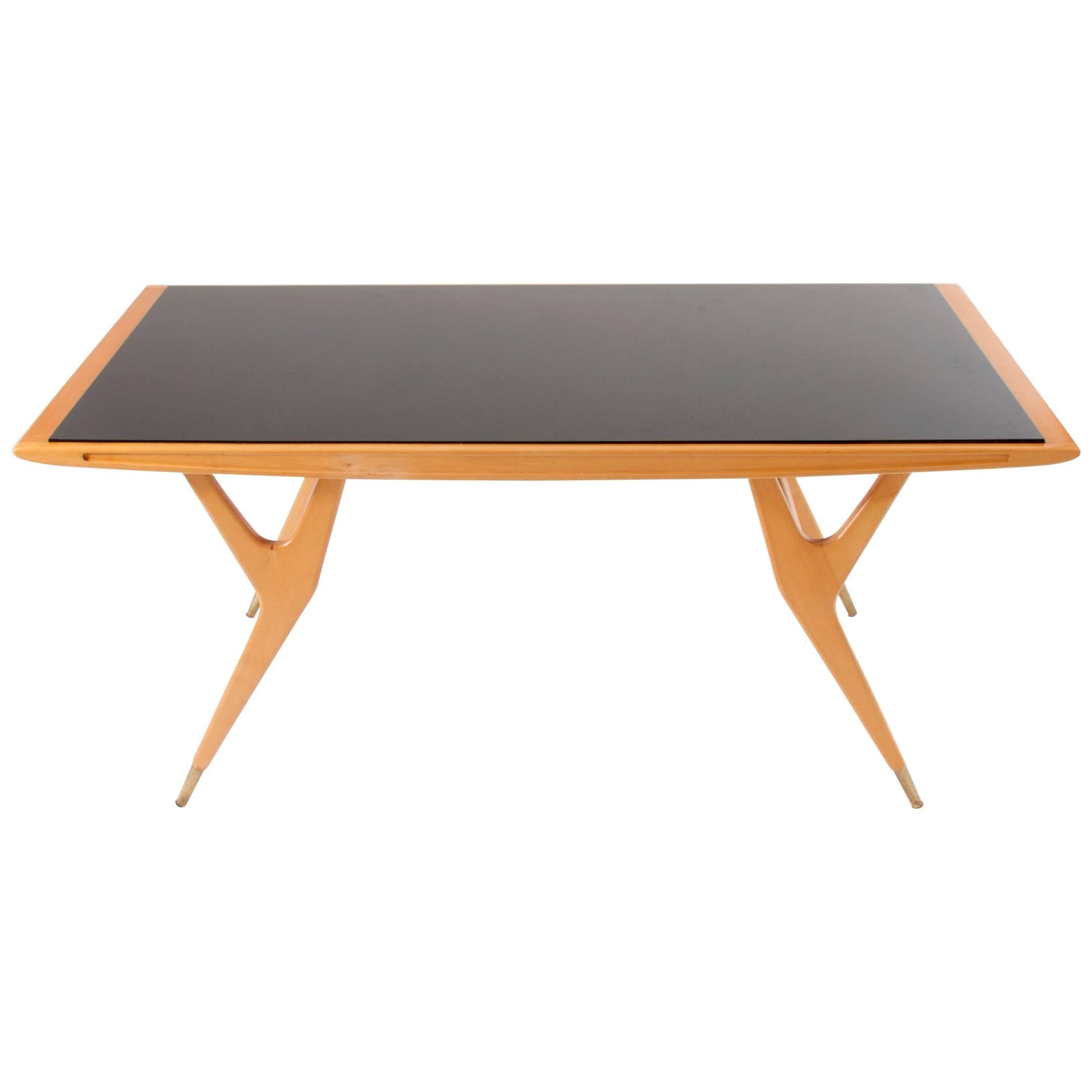 Exceptional Midcentury Coffee Table Attributed to Ico Parisi, Italy, 1950s