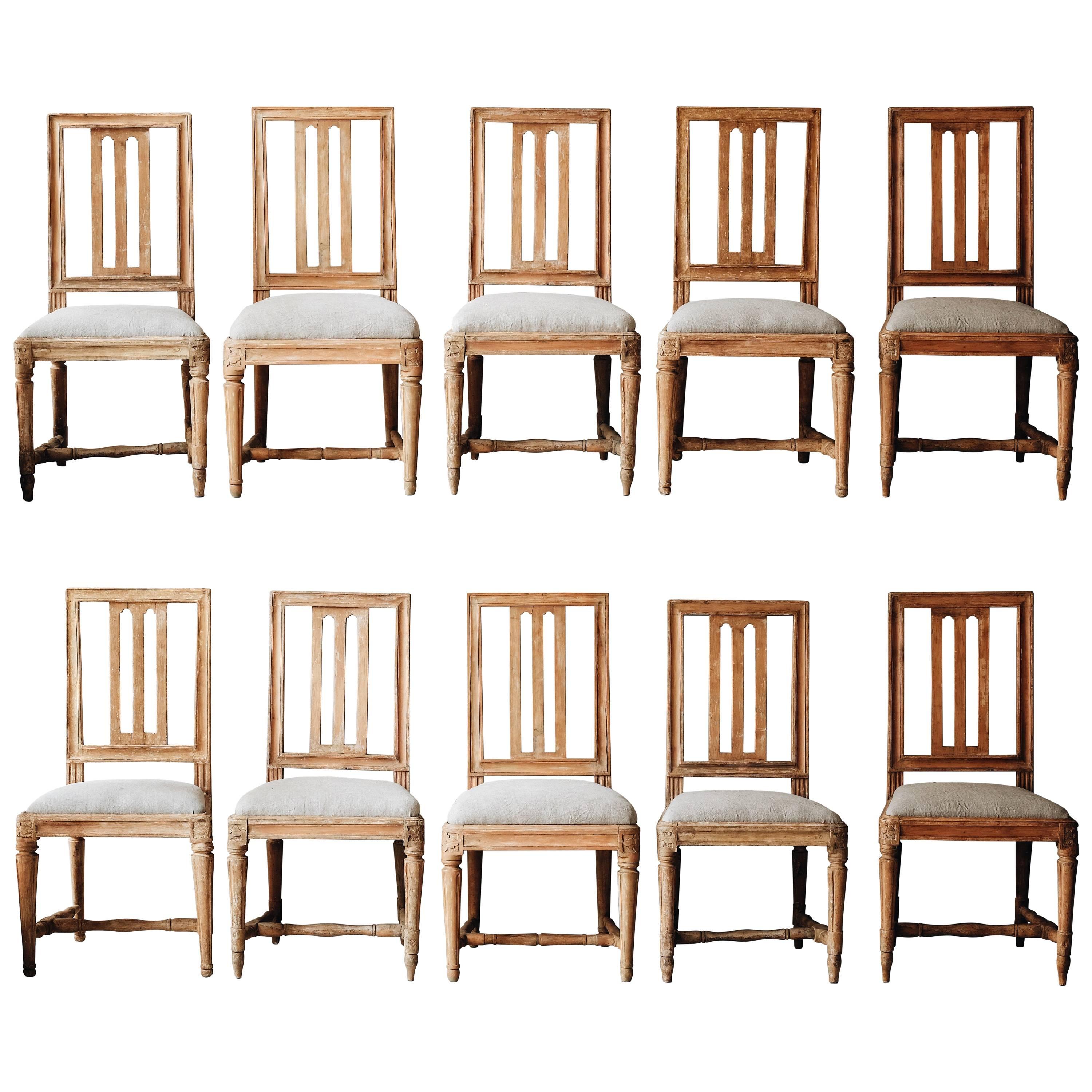 19th Century Gustavian Chairs 