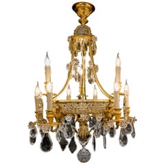 Mid-19th Century Ormolu and Crystal Chandelier by Cristalleries De Baccarat