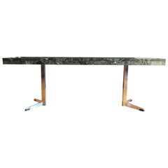 1960 Green Marble Coffee Table