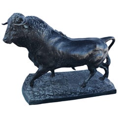 Benlliure Y Gil Bronze Bull 1923 Sign , 63 cm