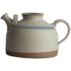 Ceramic Tea Pot in White