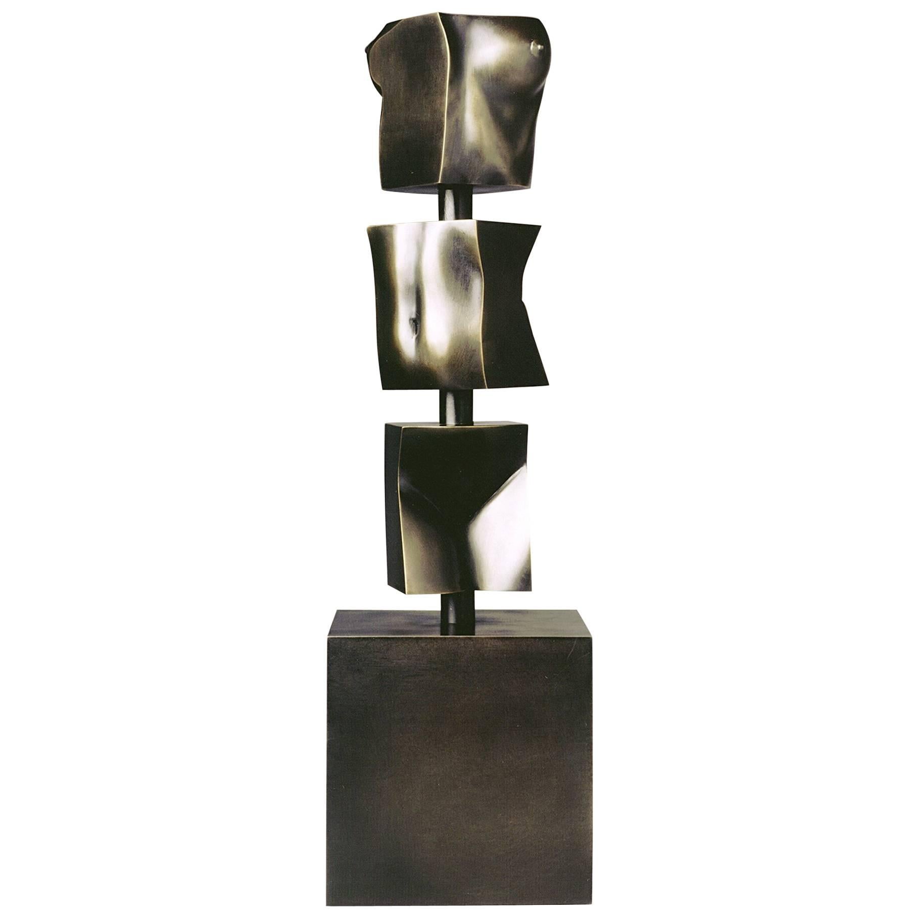 Tanya Ragir Bronze Sculpture "TOTEM" For Sale