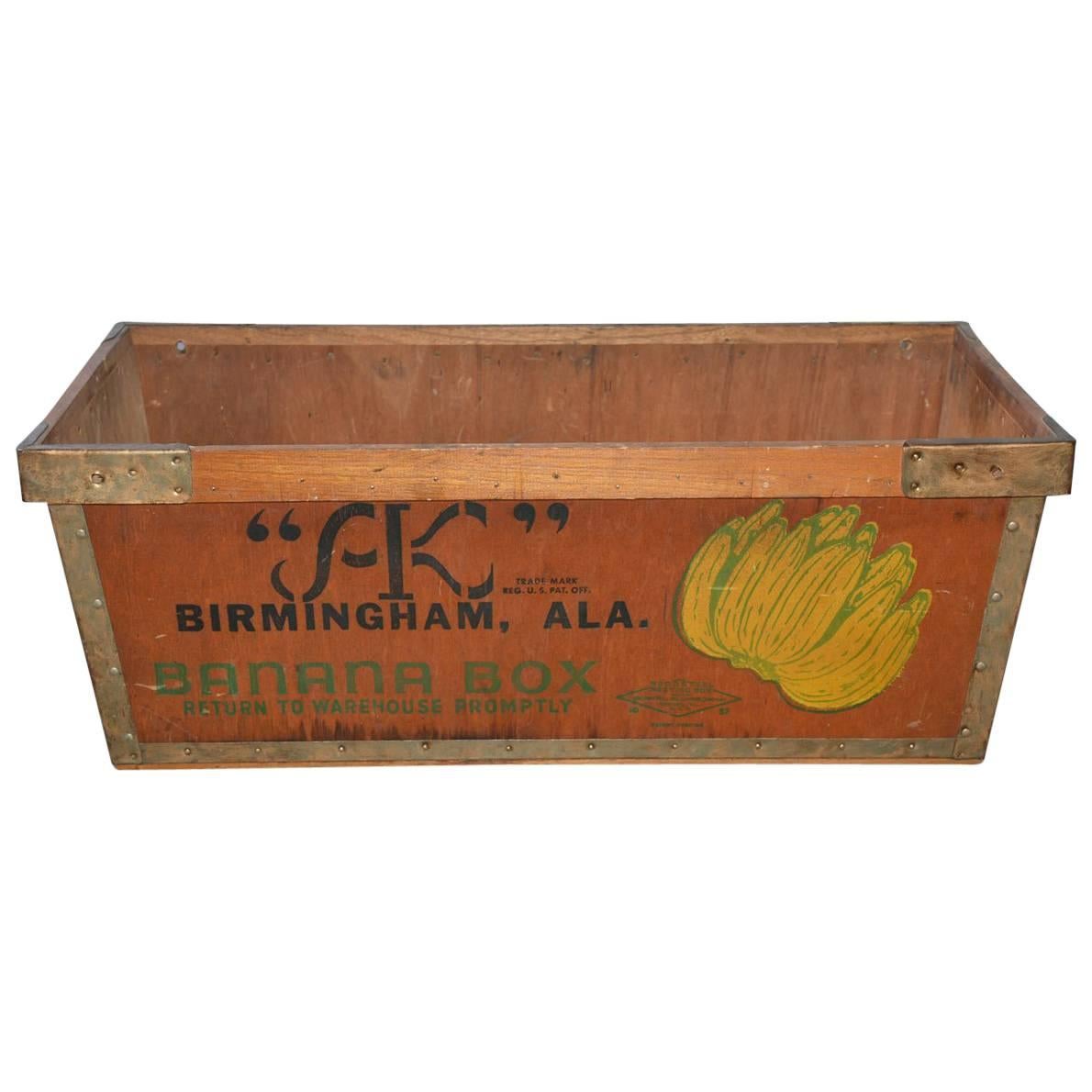 Large Wood Crate by Alex Kontos Fruit Co., Alabama