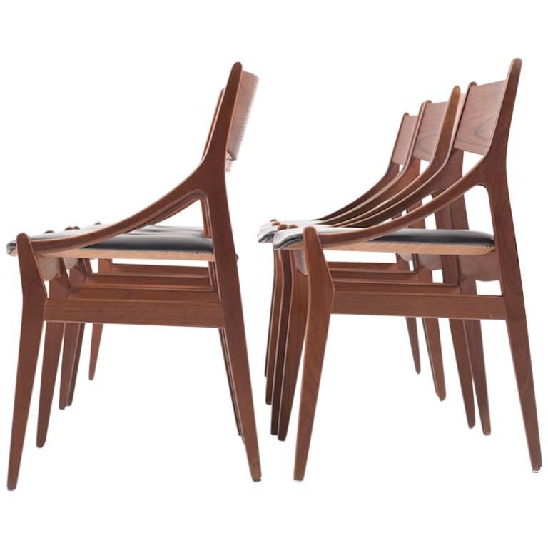 Set of Six Dining Chairs by H. Vestervig Eriksen
