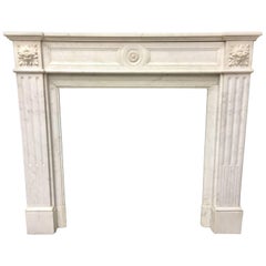 Antique French Marble Fireplace Surround