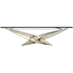 Large Silas Seandel Torch Cut Coffee Table