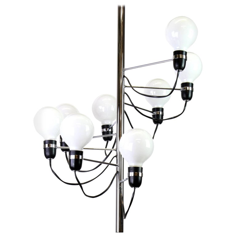 Flos Spiralling Pendant Lamp by Gino Sarfatti For Sale at 1stDibs