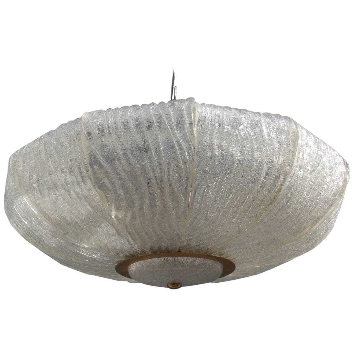 Murano Glass Ceiling Lamp Venini
