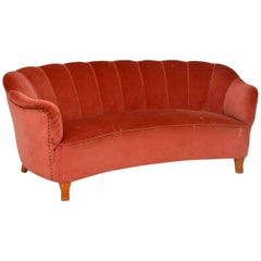 1950s Swedish Vintage Banana Sofa