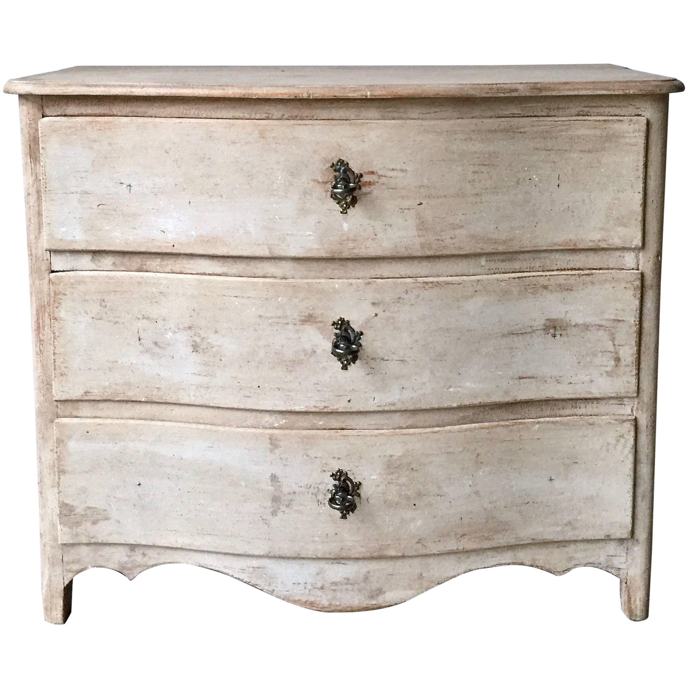 18th Century Swedish Period Rococo Chest of Drawers