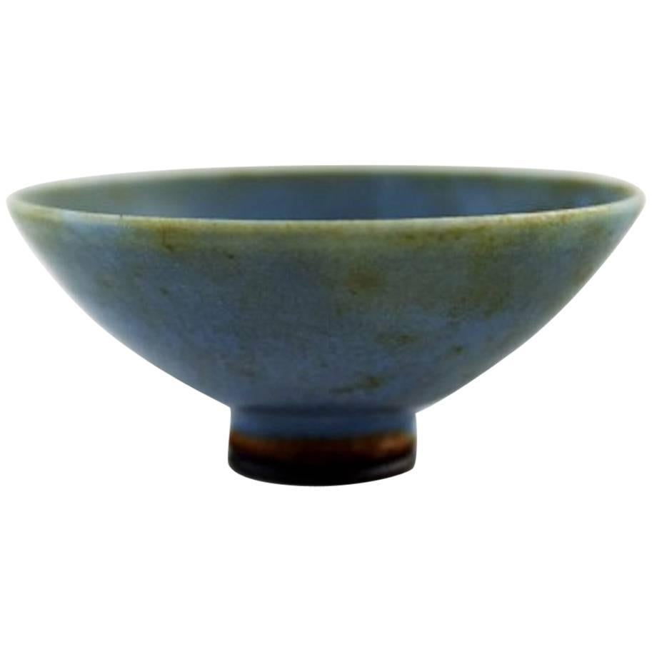 Berndt Friberg Studio Ceramic Bowl, Modern Swedish Design, Unique, Handmade
