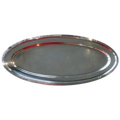 Art Deco WMF Silver Plated Huge Oval Serving Tray