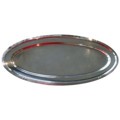 Art Deco WMF Silver Plated Huge Oval Serving Tray