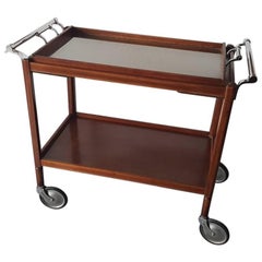 French Mid-20th Century Tea or Bar Cart