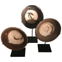Antique Set of Three Vietnamese Bowls