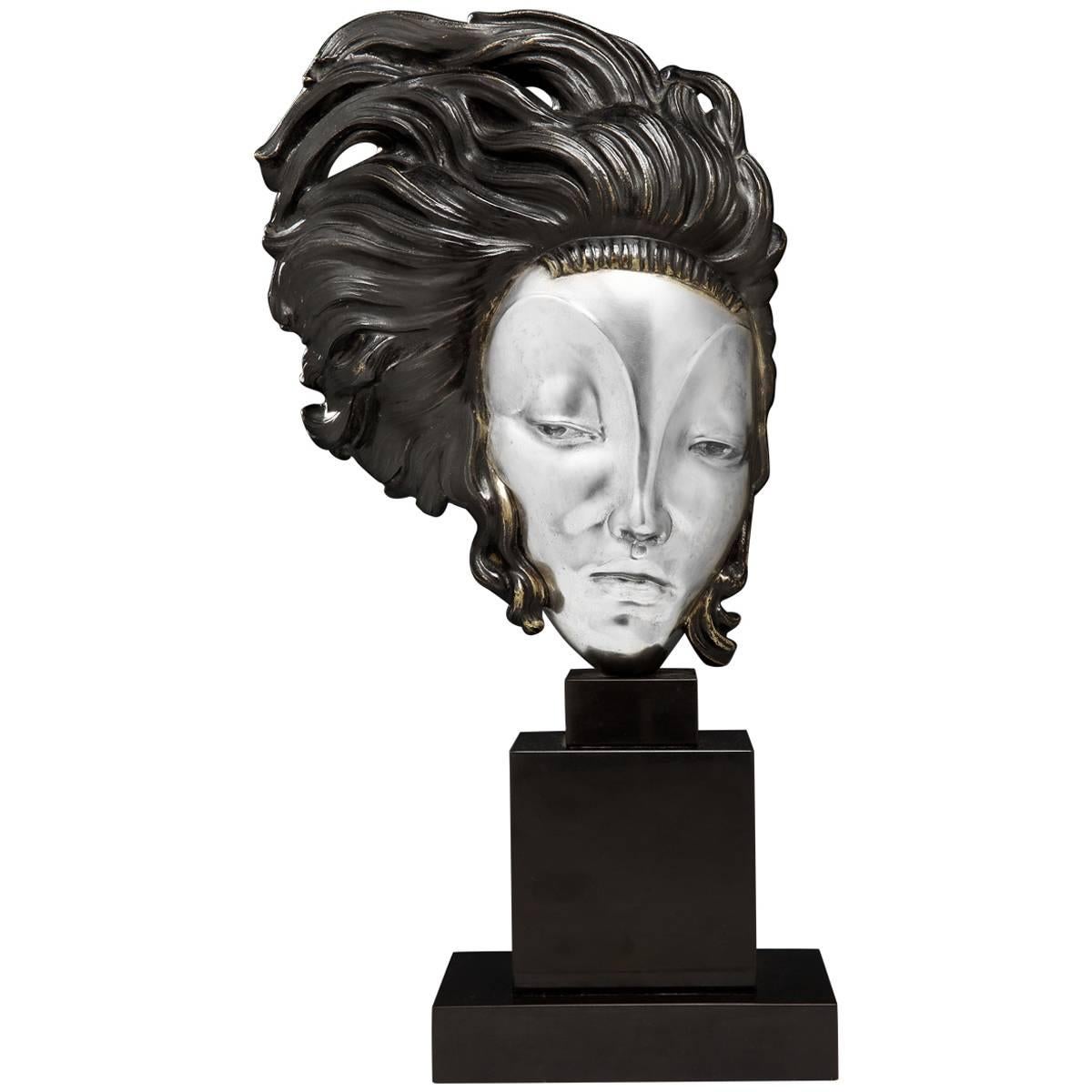 Alexander Kéléty Hungarian, 1874-1940 ‘Medusa Moderne' Bronze